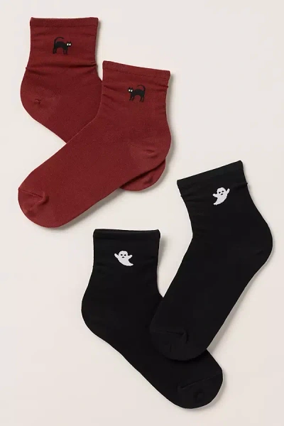 By Anthropologie Knit Icon Trouser Socks, Set Of 2