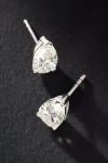 By Anthropologie 2ct Pear-cut Diamond Post Earrings In Metallic