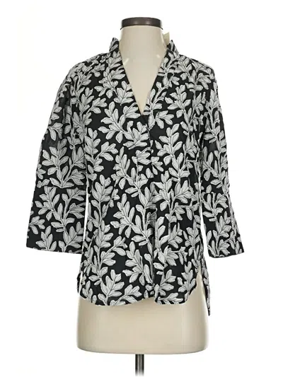 By Anthropologie 3/4 Sleeve Blouse In Black