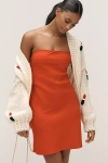 By Anthropologie 3d Lipstick Cardigan Sweater In Red