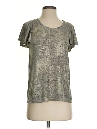Pre-owned By Anthropologie Active T-shirt In Gray