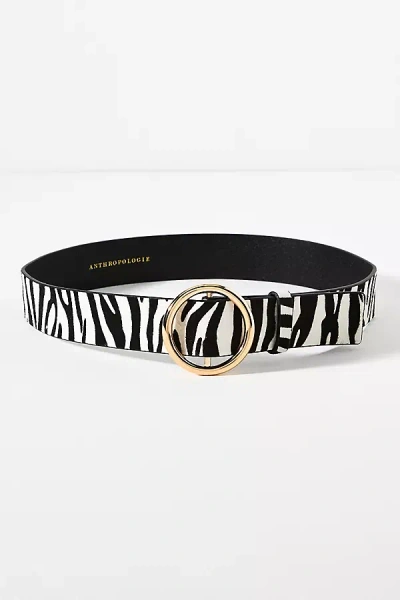 By Anthropologie Adjustable Ring Belt In Black