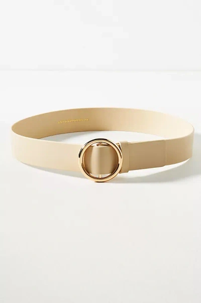 By Anthropologie Adjustable Ring Belt In White