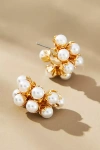BY ANTHROPOLOGIE ALL AROUND PEARL POST EARRINGS