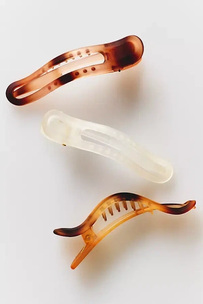 By Anthropologie Alligator Clips, Set Of 3 In Multi