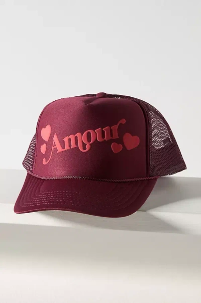 By Anthropologie Amour Heart Trucker Hat