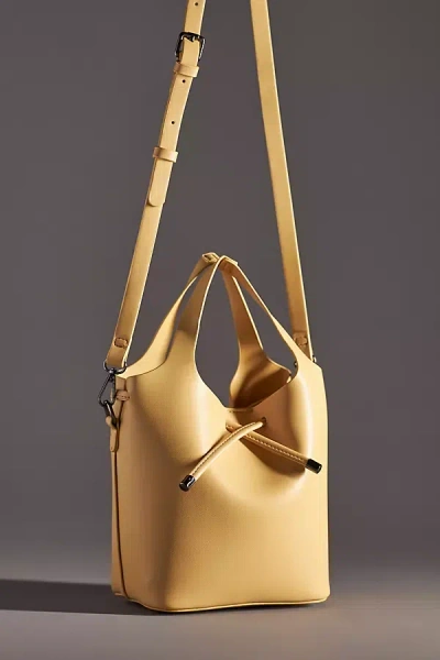 By Anthropologie Anais Mini Bucket Bag In Brown
