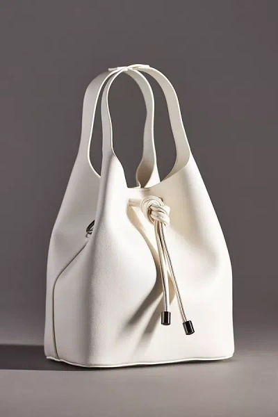 By Anthropologie Anais Mini Bucket Bag In White