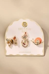 By Anthropologie Animal Brooches, Set Of 3 In Orange