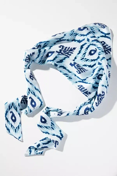 By Anthropologie Animal Hair Scarf In Blue