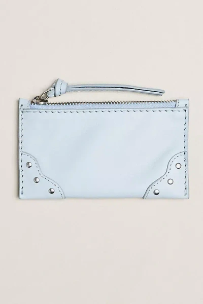 By Anthropologie Arina Leather Card Case In Blue