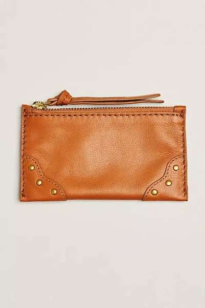 By Anthropologie Arina Leather Card Case In Brown