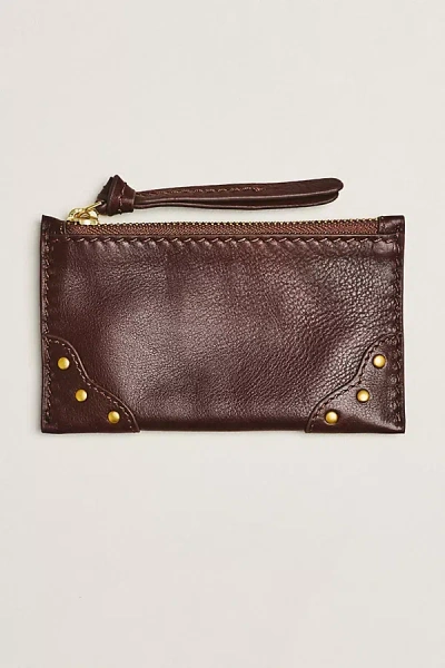 By Anthropologie Arina Leather Card Case In Brown