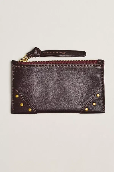 By Anthropologie Arina Leather Card Case In Brown