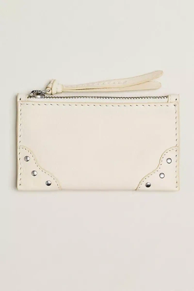 By Anthropologie Arina Leather Card Case In Neutral