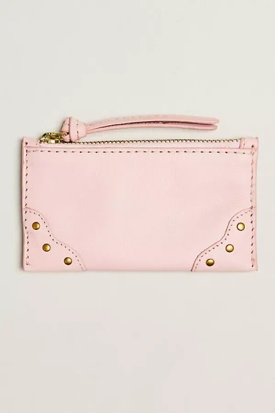 By Anthropologie Arina Leather Card Case In Pink