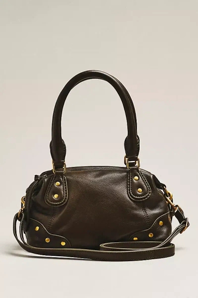 By Anthropologie Arina Leather Mini Satchel In Brown