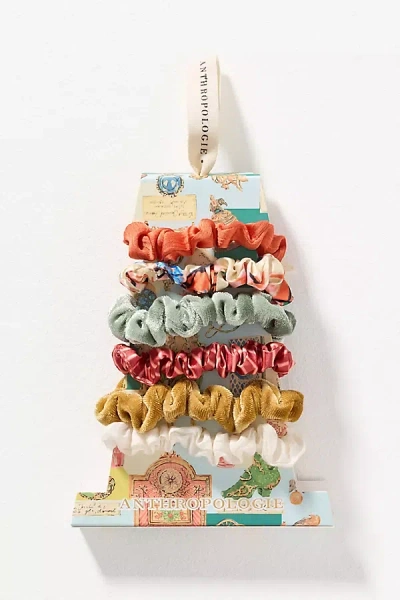By Anthropologie Assorted Hair Ties, Set Of 6 In Multi