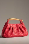 By Anthropologie The Frankie Clutch In Red