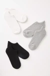 By Anthropologie Athletic Solid Socks, Set Of 3