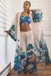 By Anthropologie Aurora Three-piece Set In Blue