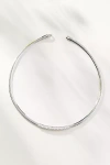 By Anthropologie Baguette Crystal Flat Chain Necklace