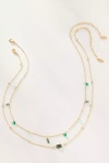 By Anthropologie Baguette Crystal Necklace