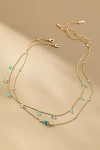 By Anthropologie Baguette Crystal Necklace