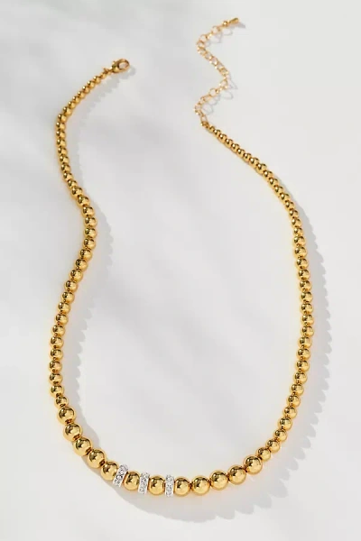 By Anthropologie Ball Chain Necklace In Gold
