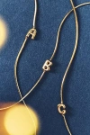 By Anthropologie Barely There Bubble Monogram Necklace