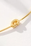 By Anthropologie Barely There Bubble Monogram Necklace