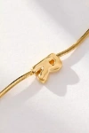 By Anthropologie Barely There Bubble Monogram Necklace