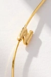 By Anthropologie Barely There Bubble Monogram Necklace