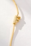 By Anthropologie Barely There Bubble Monogram Necklace