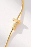 By Anthropologie Barely There Bubble Monogram Necklace