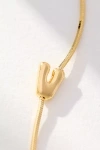 By Anthropologie Barely There Bubble Monogram Necklace