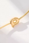 By Anthropologie Barely There Bubble Monogram Necklace