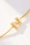 By Anthropologie Barely There Bubble Monogram Necklace