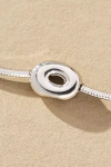 By Anthropologie Barely There Bubble Monogram Necklace In Metallic