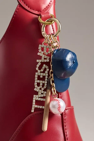 By Anthropologie Baseball Bag Charm