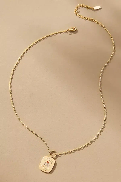 By Anthropologie Beach Club Pendant Necklace In Gold