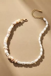 By Anthropologie Beachcomber Pearl Shell Necklace