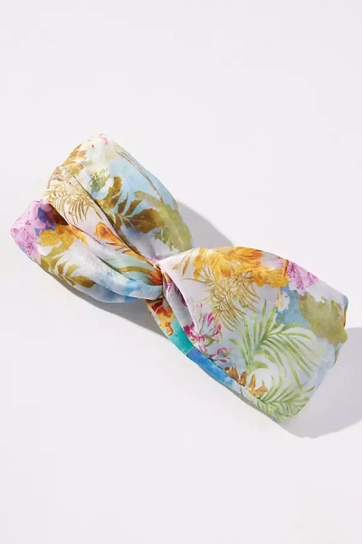 By Anthropologie Beachy Scarf Headband In Multi