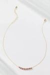 By Anthropologie Beaded Chain Necklace In Gold