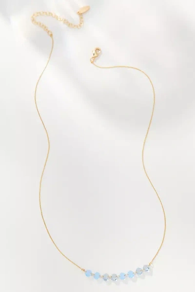 By Anthropologie Beaded Chain Necklace In Gold