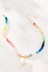 By Anthropologie Beaded Charm Necklace
