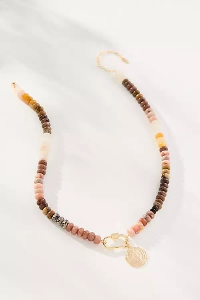 By Anthropologie Beaded Charm Necklace