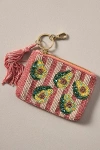 By Anthropologie Beaded Flat Pouch: Garden Party Edition In Multicolor