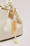 By Anthropologie Beaded Drinks Bag Charm In Gold