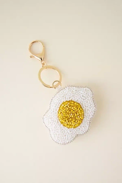 By Anthropologie Beaded Food Bag Charm In Multi